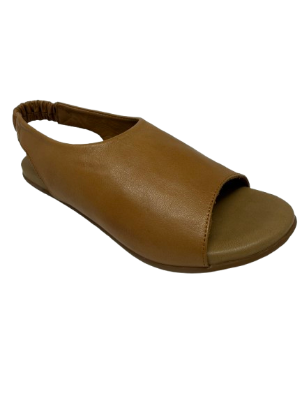 Glove leather flat sandal
