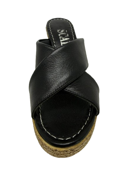 Strappy Leather Heel