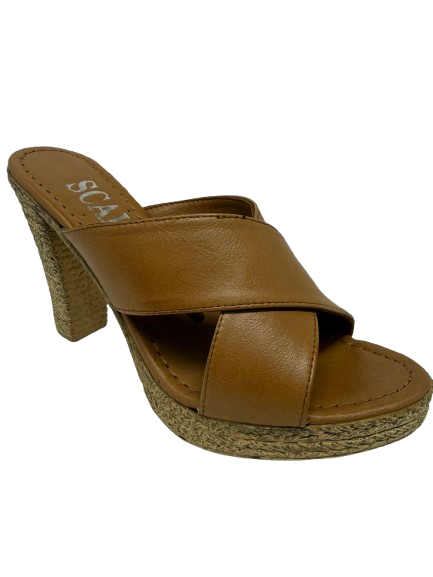 Strappy Leather Heel