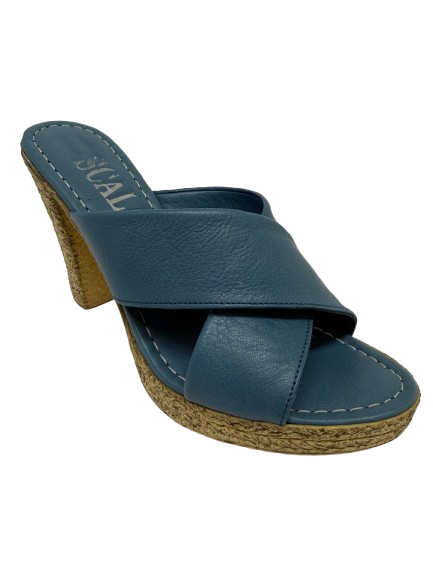 Strappy Leather Heel