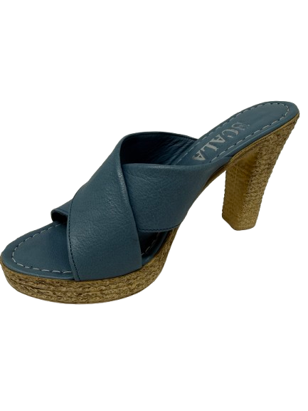 Strappy Leather Heel