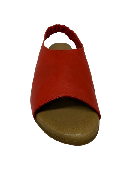 Glove leather flat sandal