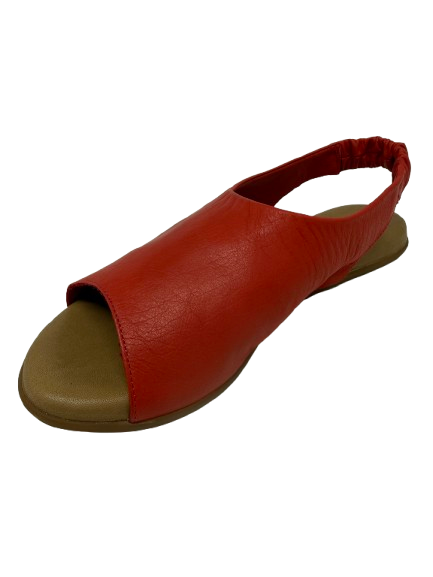 Glove leather flat sandal