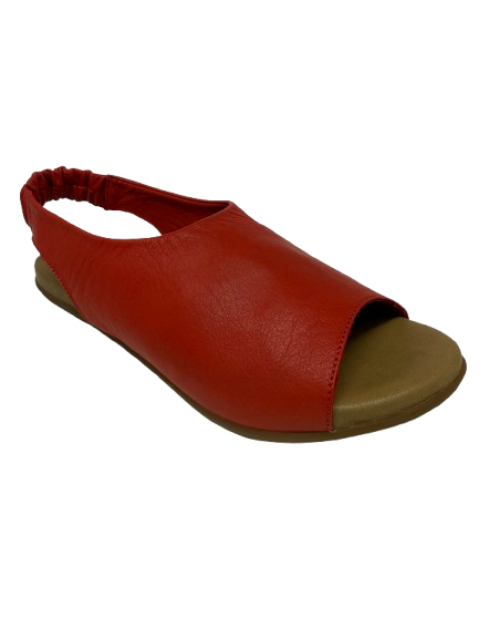 Glove leather flat sandal