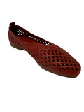 Woven ballet flat