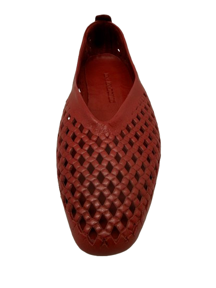 Woven ballet flat