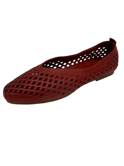 Woven ballet flat